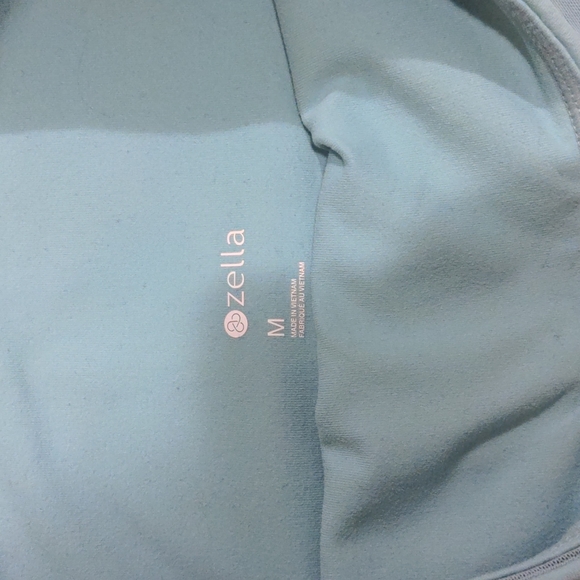 Zella Cropped Mesh Panel Leggings - Picture 3 of 4